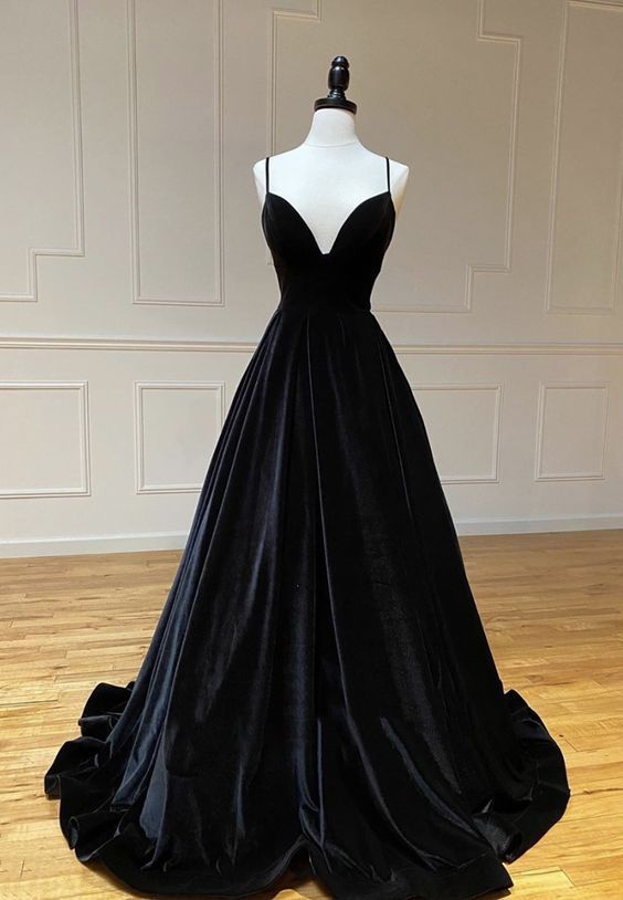 Long Black Pageant Dress – daisystyledress